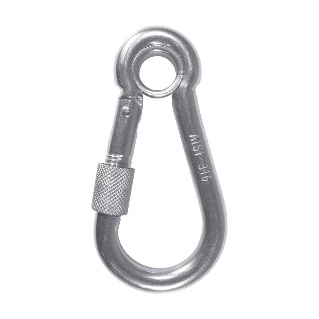 [164024-BLA] BLA stainless steel carbine hook grade 316 60 mm x 6 mm (164024)