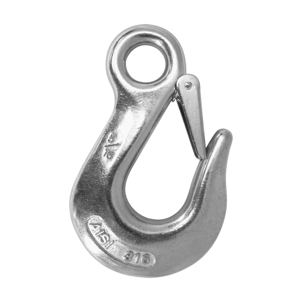 [164344-BLA] BLA stainless steel fixed eye snap hook grade 316 107 mm (164344)