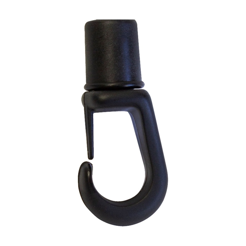 [164448-BLA] BLA nylon shock cord snap hook 8 mm (164448)