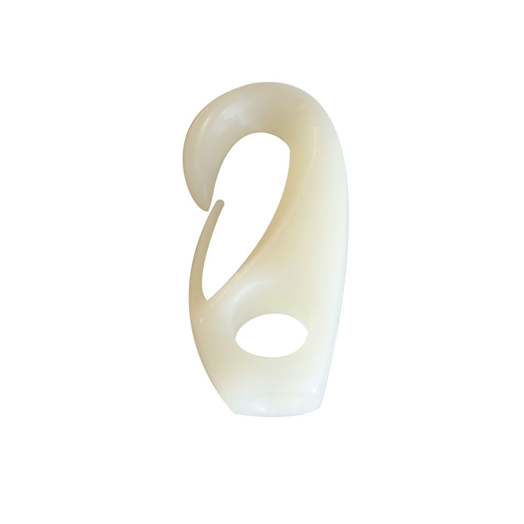[164454-BLA] BLA nylon snap hook white 5-6 mm (164454)