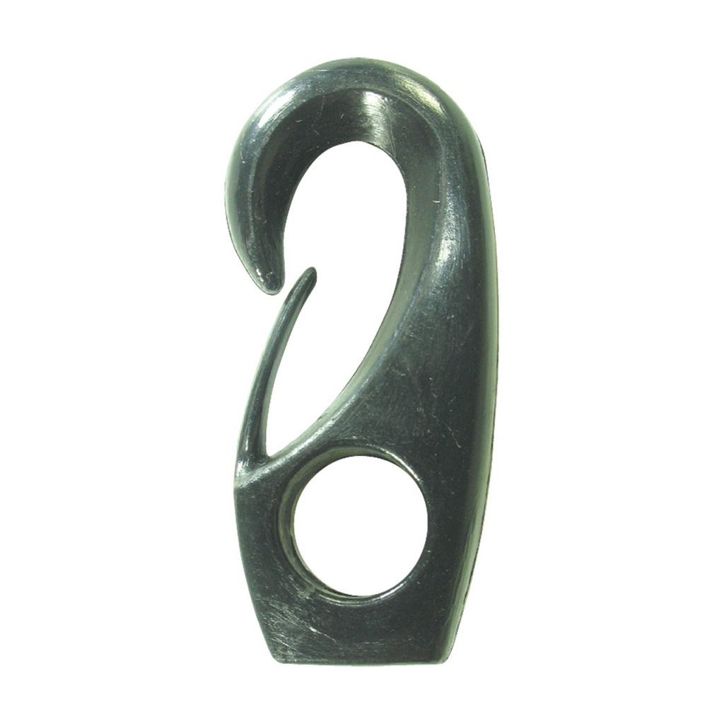 [164455-BLA] BLA nylon snap hook black 5-6 mm (164455)