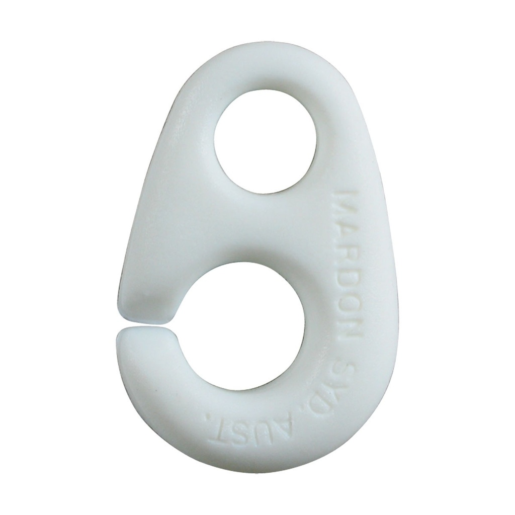 [164466-BLA] BLA nylon sister eye clip white 10 mm (164466)