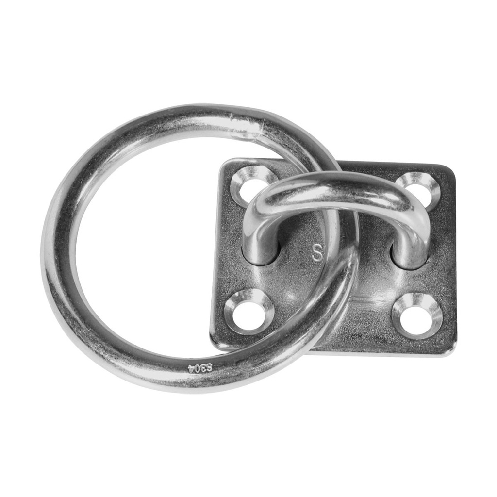 [165296-BLA] BLA STAINLESS STEEL PAD EYE WITH RING G304 6 X 35 X 40MM (165296)