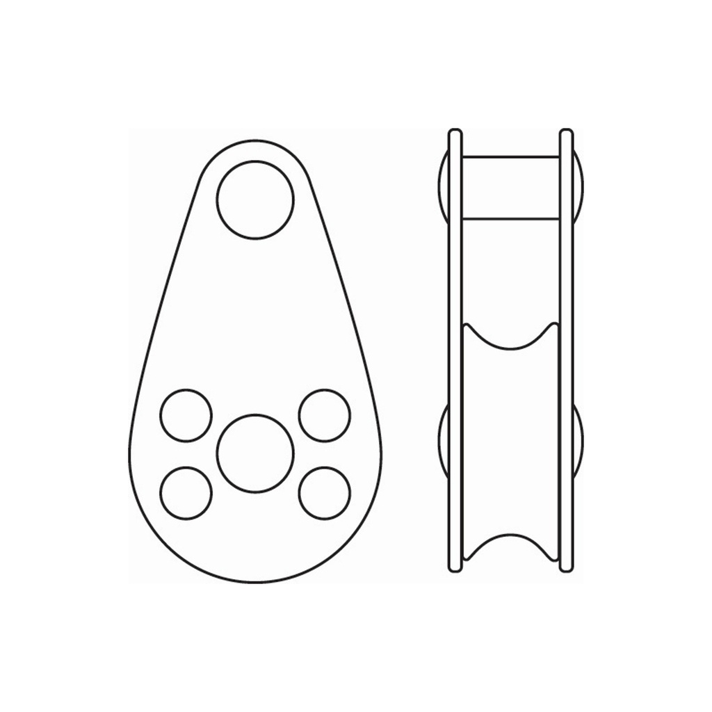 [166484-BLA] BLA STAINLESS STEEL BLOCK RIVET TOP (166484)