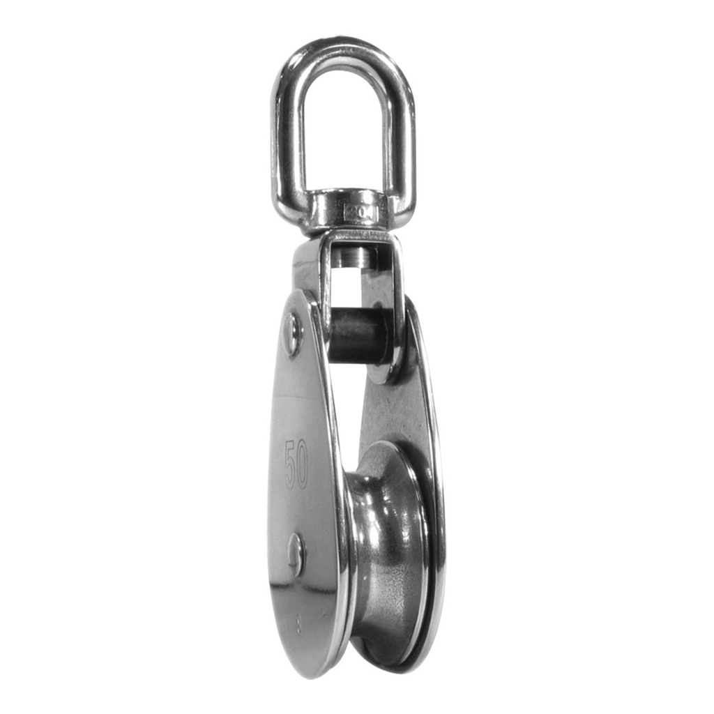 [166506-BLA] BLA STAINLESS STEEL BLOCK SWIVEL 12X32MM NYLON SHEAVE (166506)