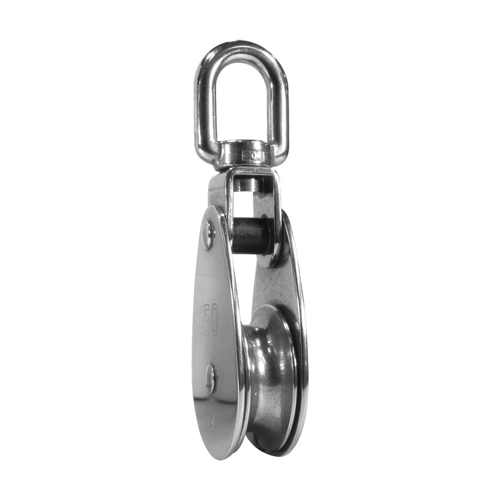 [166512-BLA] BLA S/STEEL BLOCK SWIVEL 14X50MM STAINLESS STEEL SHEAVE (166512)