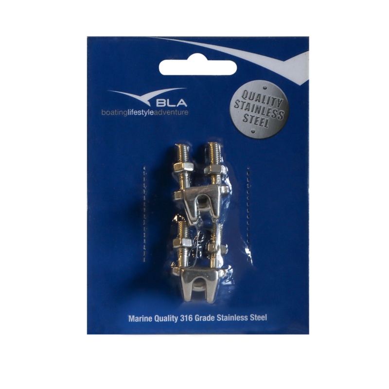 [162038P2-BLA] BLA STAINLESS STEEL WIRE ROPE GRIP G316 5MM PACK 2 (162038P2)