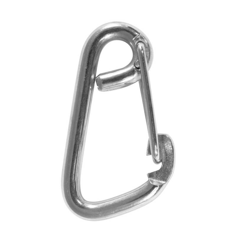 [164046B5-BLA] BLA S/STEEL ASYMMETRIC SNAP HOOK G316 80MMX8MM BULK 5 (164046B5)