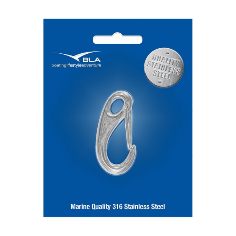 [164072P-BLA] BLA STAINLESS STEEL SNAP HOOK G316 50MM PACK 1 (164072P)