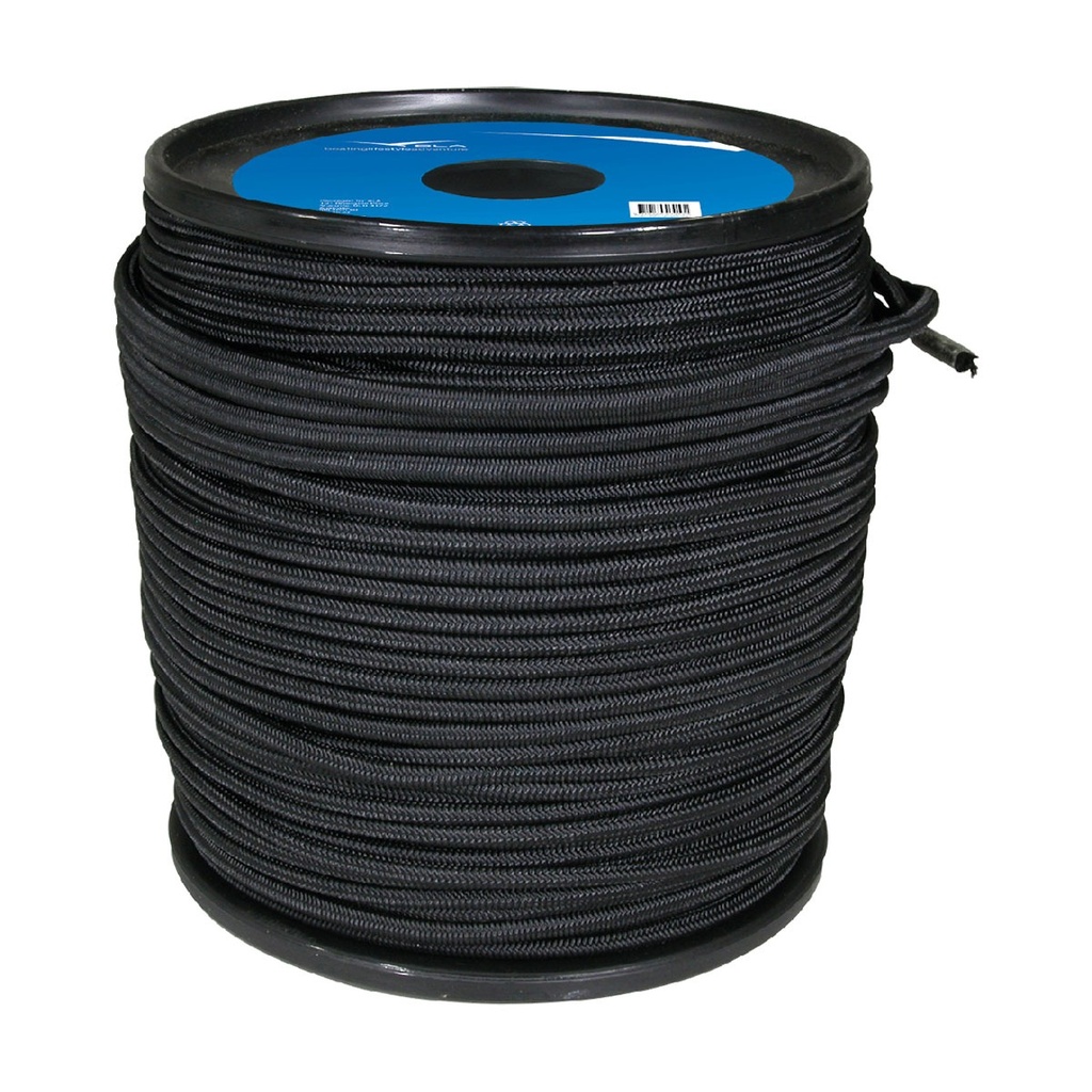[353524-BLA] BLA SHOCK CORD 3MM X 100M BLACK (353524)