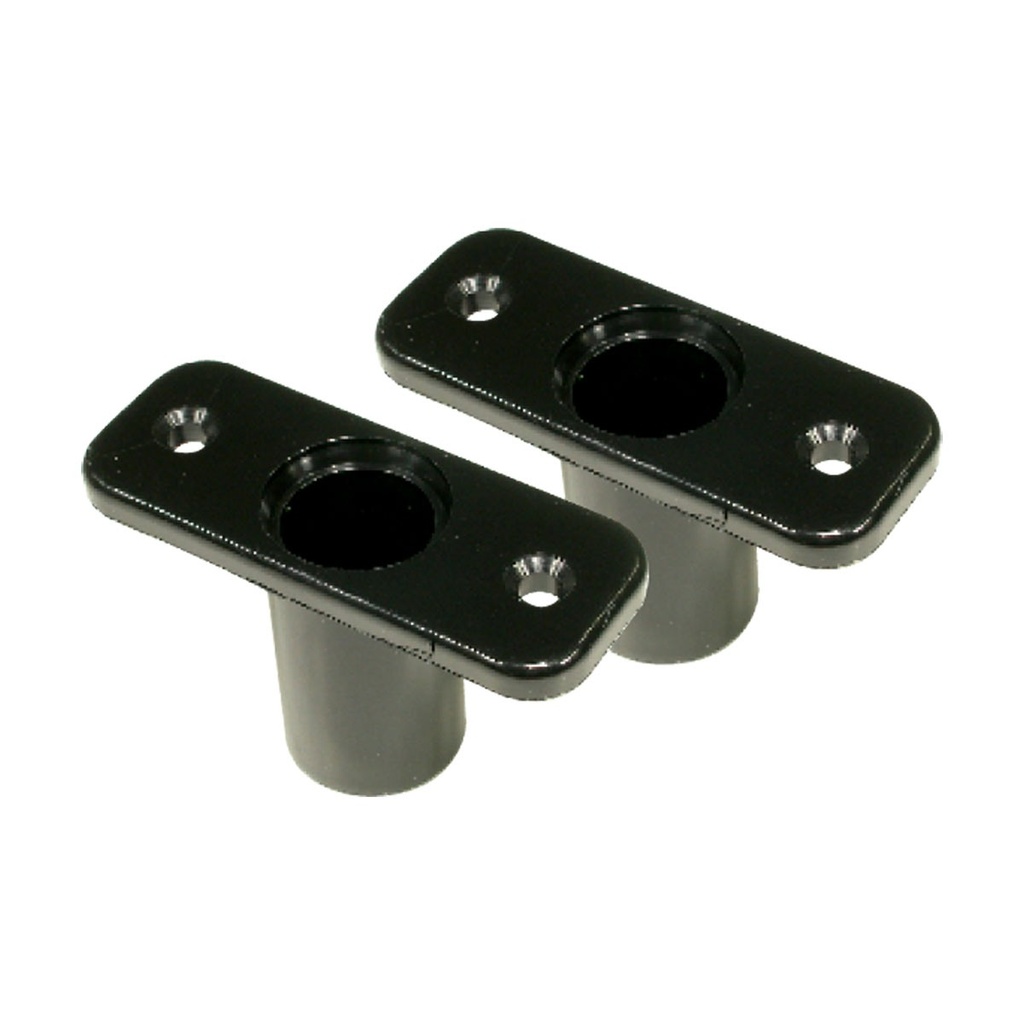 [221092-BLA] BLA BLACK NYLON ROWLOCK HOLDER 17MM SHAFT PAIR TOP MOUNT (221092)