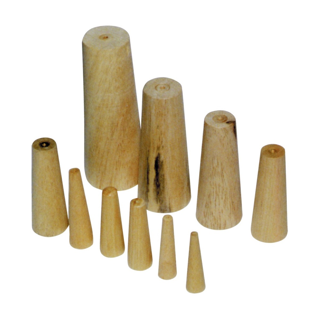 [223210-BLA] MARINE TOWN BUNG SET WOODEN 6-38MM 10 PCS (223210)