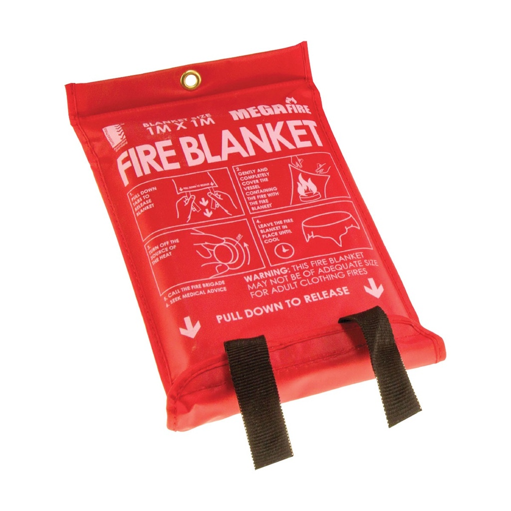 [227012-BLA] MEGA FIRE FIRE BLANKET 1MX1M (227012)