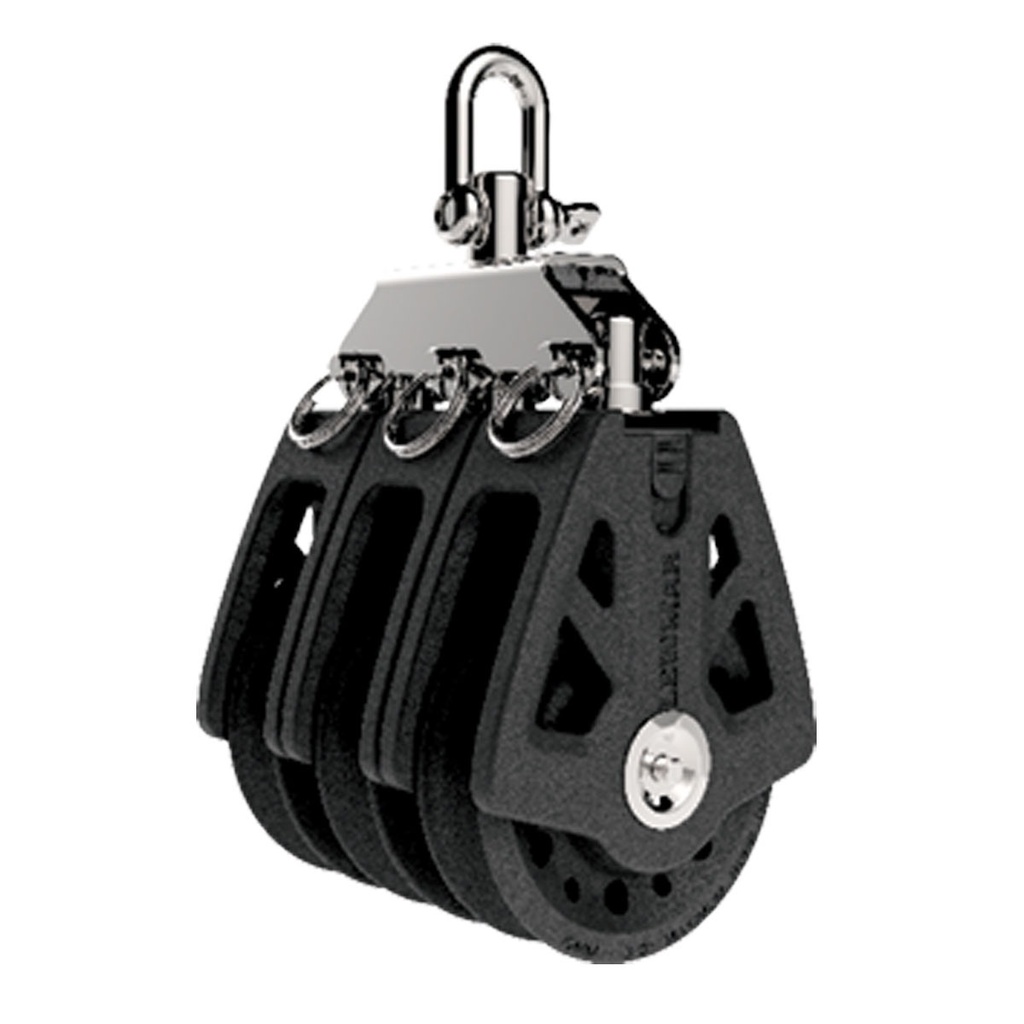 [420304-BLA] LEWMAR SYNCHRO TRIPLE BLOCK 50MM (420304)