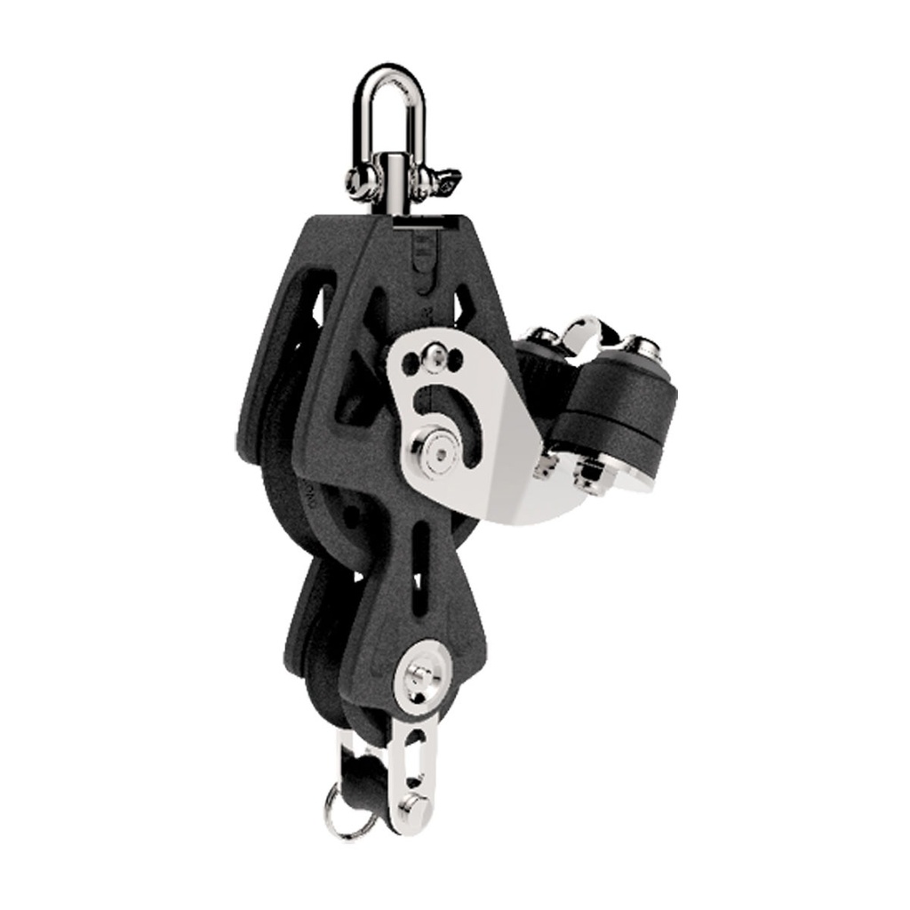[420320-BLA] LEWMAR SYNCHRO SINGLE FIDDLE BECKET & CAM BLOCK 50MM (420320)