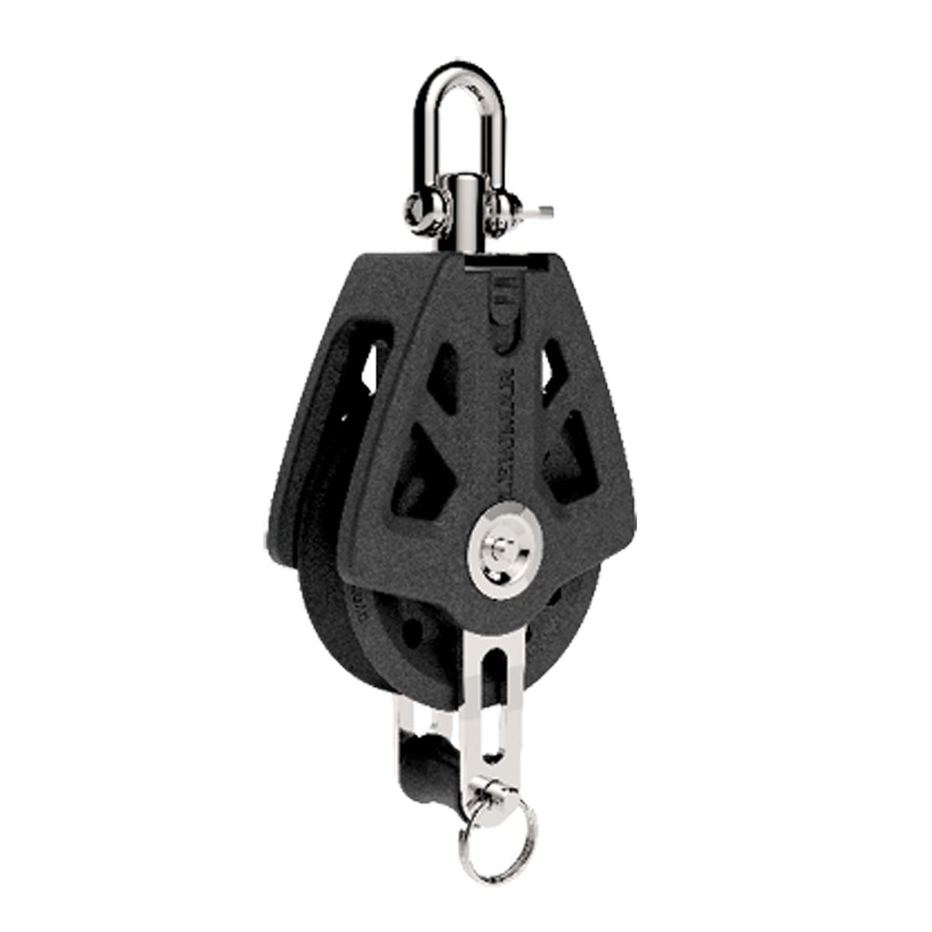 [420396-BLA] LEWMAR SYNCHRO SINGLE BECKECT BLOCK 90MM (420396)