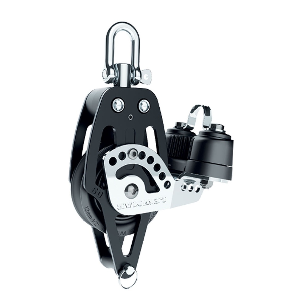 [420450-BLA] LEWMAR HTX SINGLE BECKET & CAM BLOCK 50MM (420450)