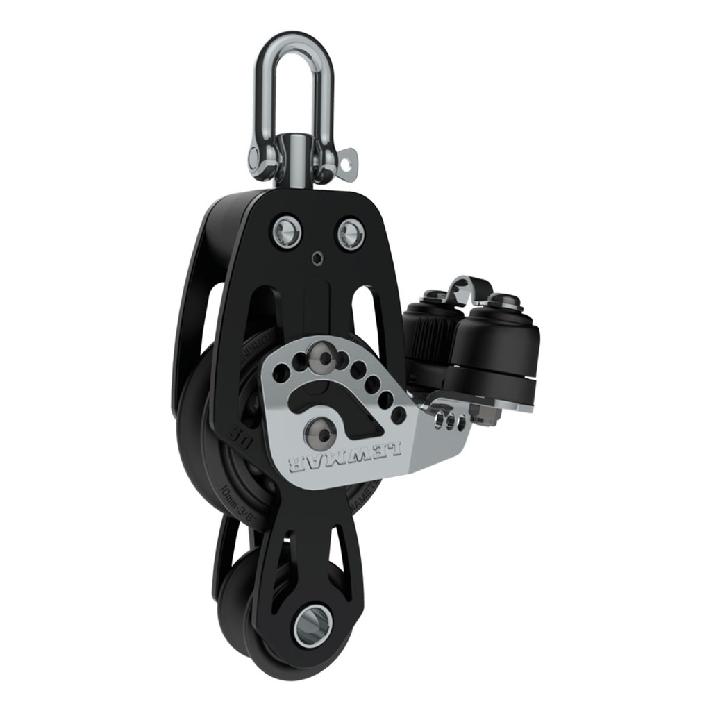 [420460-BLA] LEWMAR HTX BLOCK 50MM SINGLE/FIDDLE/CAM (420460)