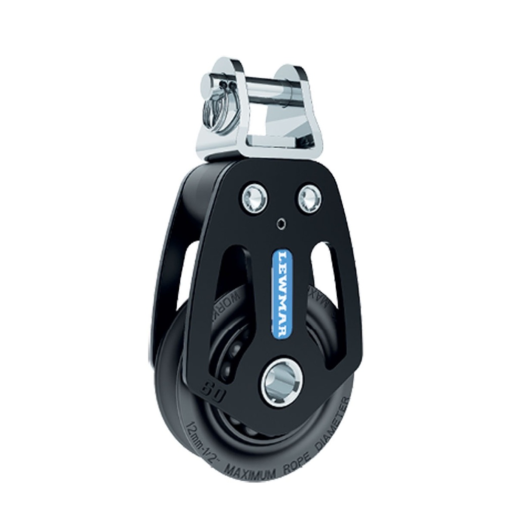 [420506-BLA] LEWMAR HTX BLOCK 72MM SINGLE TOGHEAD (420506)