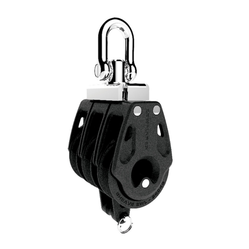 [420560-BLA] LEWMAR CONTROL TRIPLE BECKET BLOCK 40MM (420560)