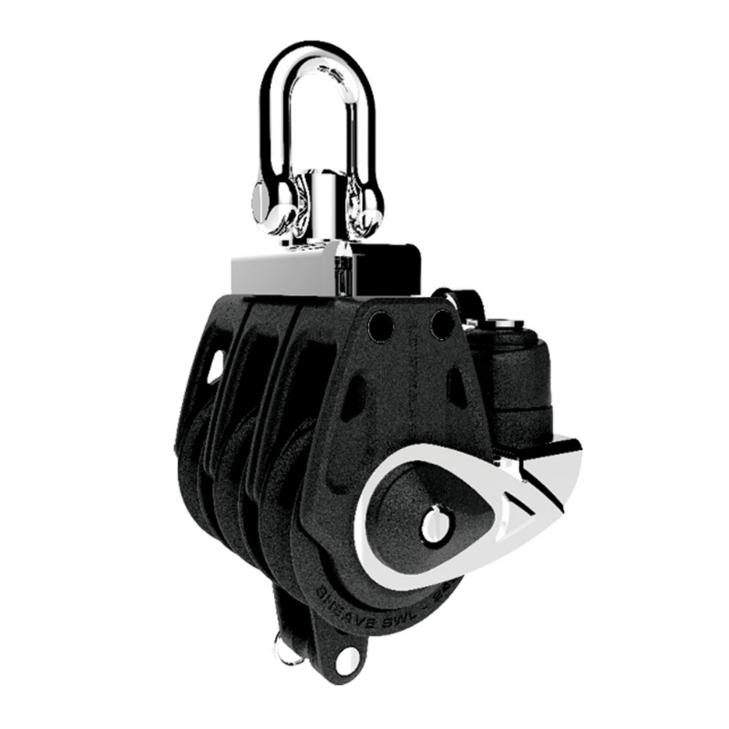 [420566-BLA] Lewmar control triple becket & cam block 40 mm (420566)