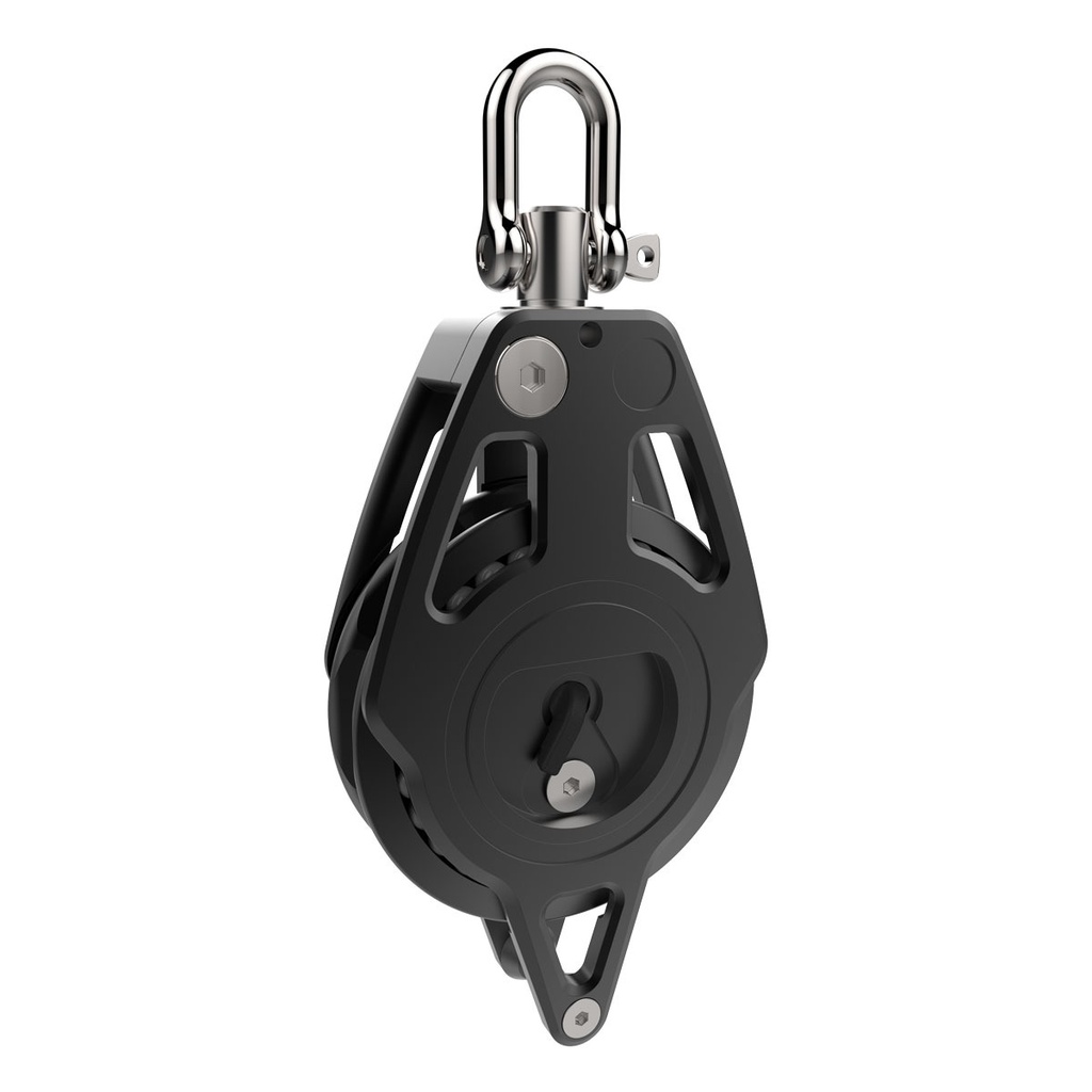 [420596-BLA] Lewmar racing block 80 mm single/becket (420596)