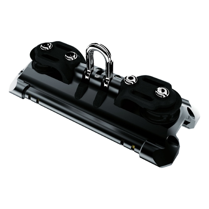 [421050-BLA] Lewmar NTR Torlon ball car with single control line sheave size 1 (421050)