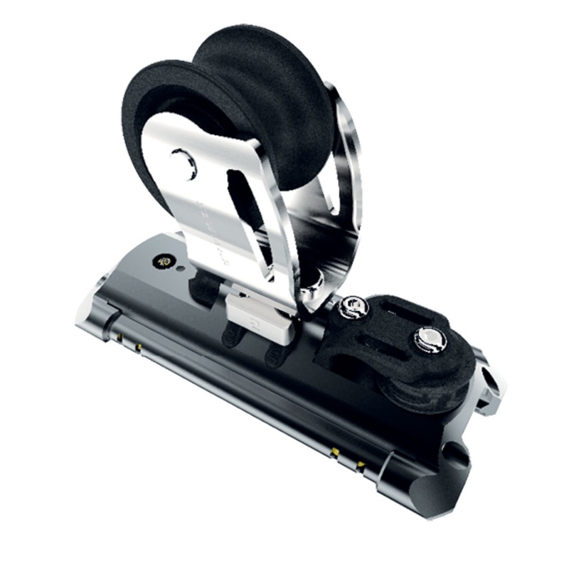 [421226-BLA] Lewmar NTR Torlon ball genoa car with control line sheave size 2 starboard (421226)