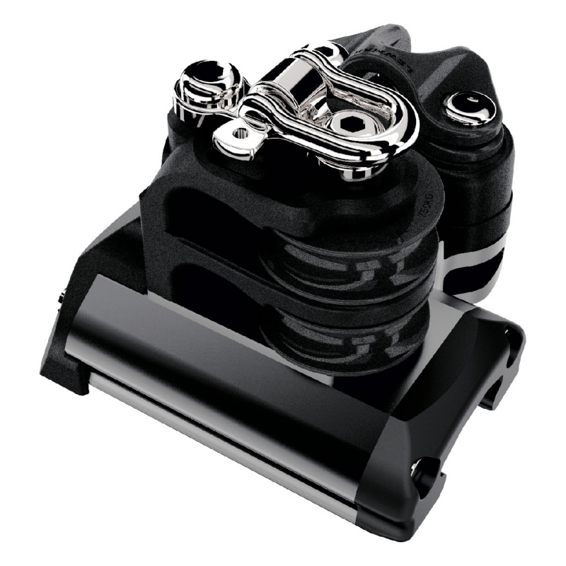 [421268-BLA] Lewmar NTR end stop with double control line sheave,becket & cleat size 2 (421268)