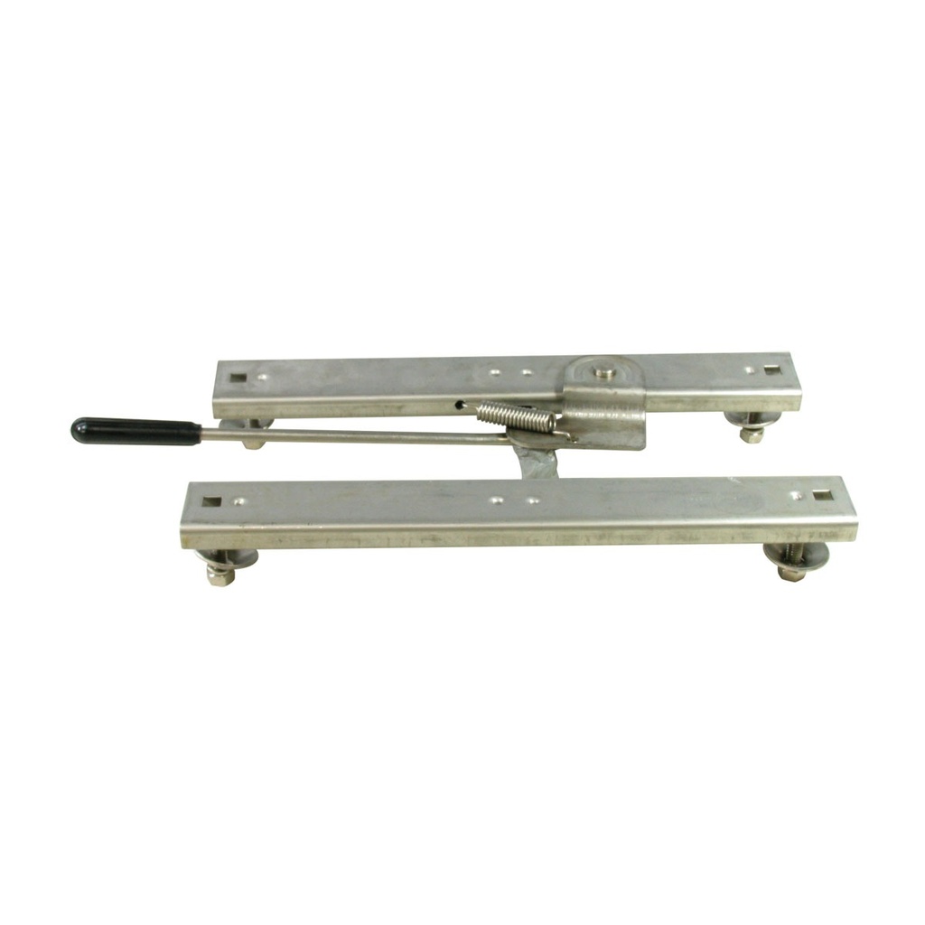 [182106-BLA] SPRINGFIELD SEAT SLIDE LOW PROFILE STAINLESS STEAL (182106)