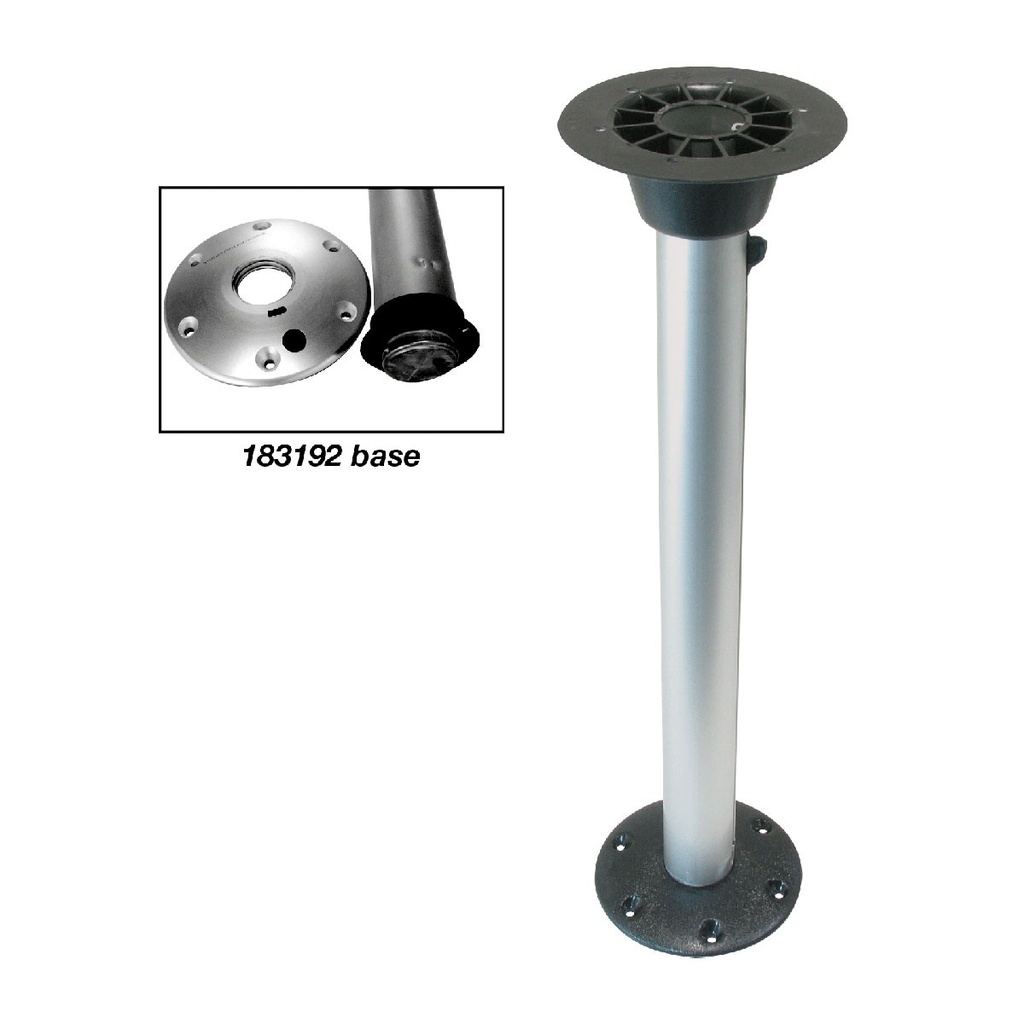 [183192-BLA] SPRINGFIELD THREAD-LOCK TABLE PEDESTAL ALLOY BASE (183192)