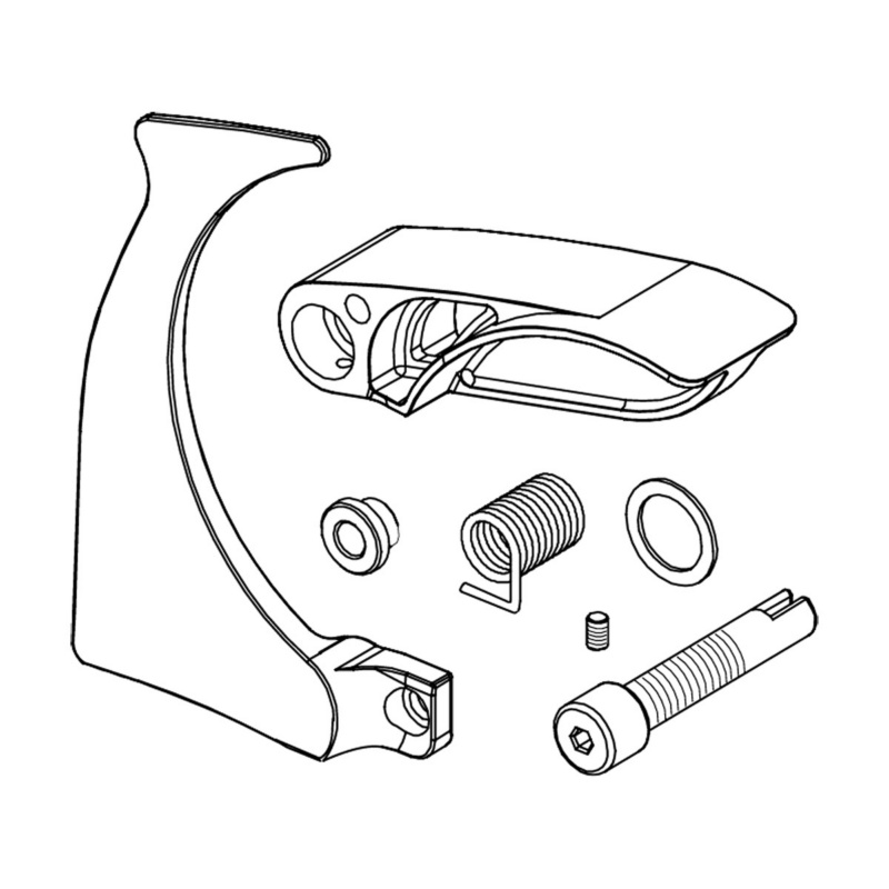 [SP15156280-BLA] LEWMAR PRO-SERIES/FISH ROPE GUARD & CONTROL ARM UPGRADE KIT (SP15156280)