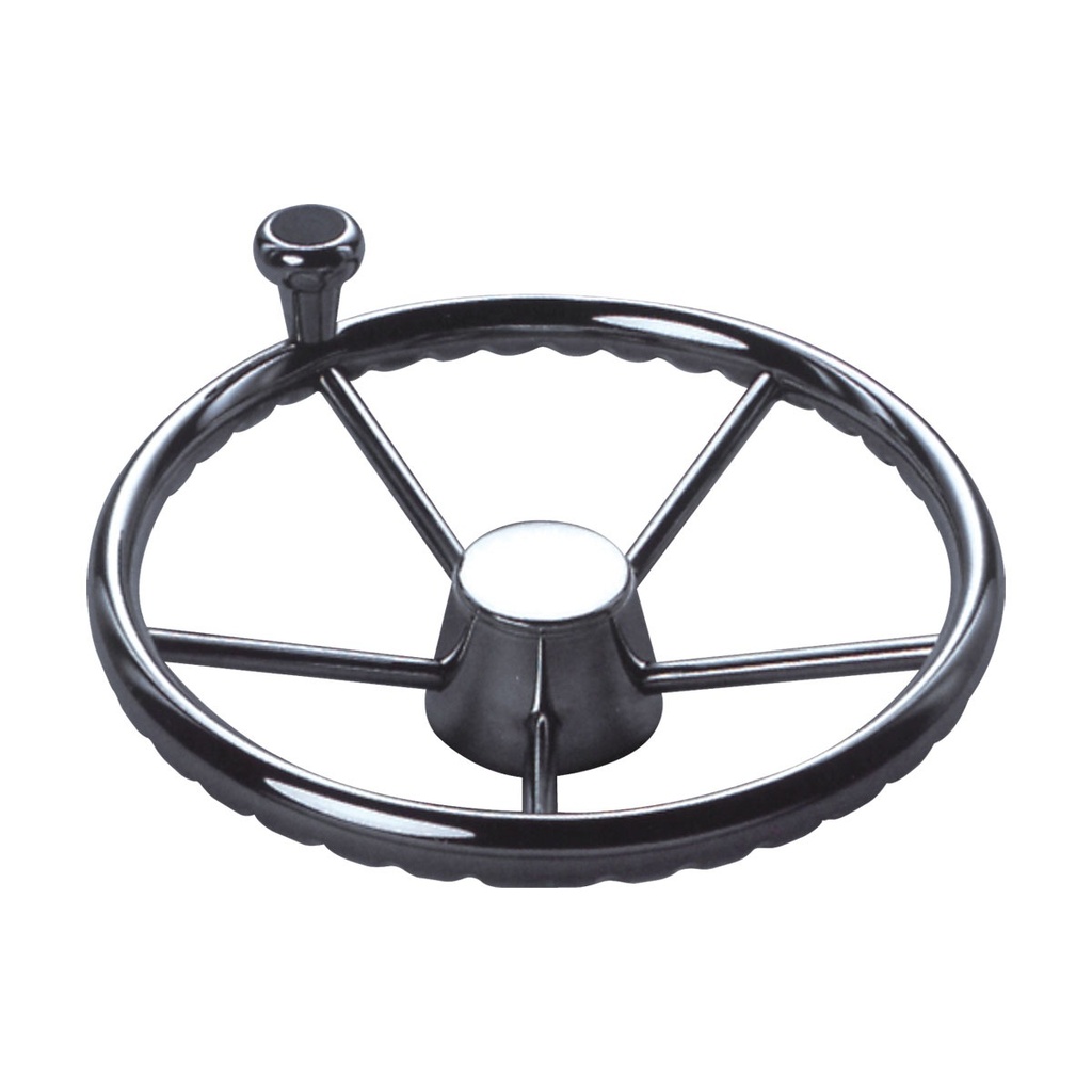 [271262-BLA] BLA STEERING WHEEL WITH KNOB STAINLESS STEEL 5 SPOKE 393MM (271262)