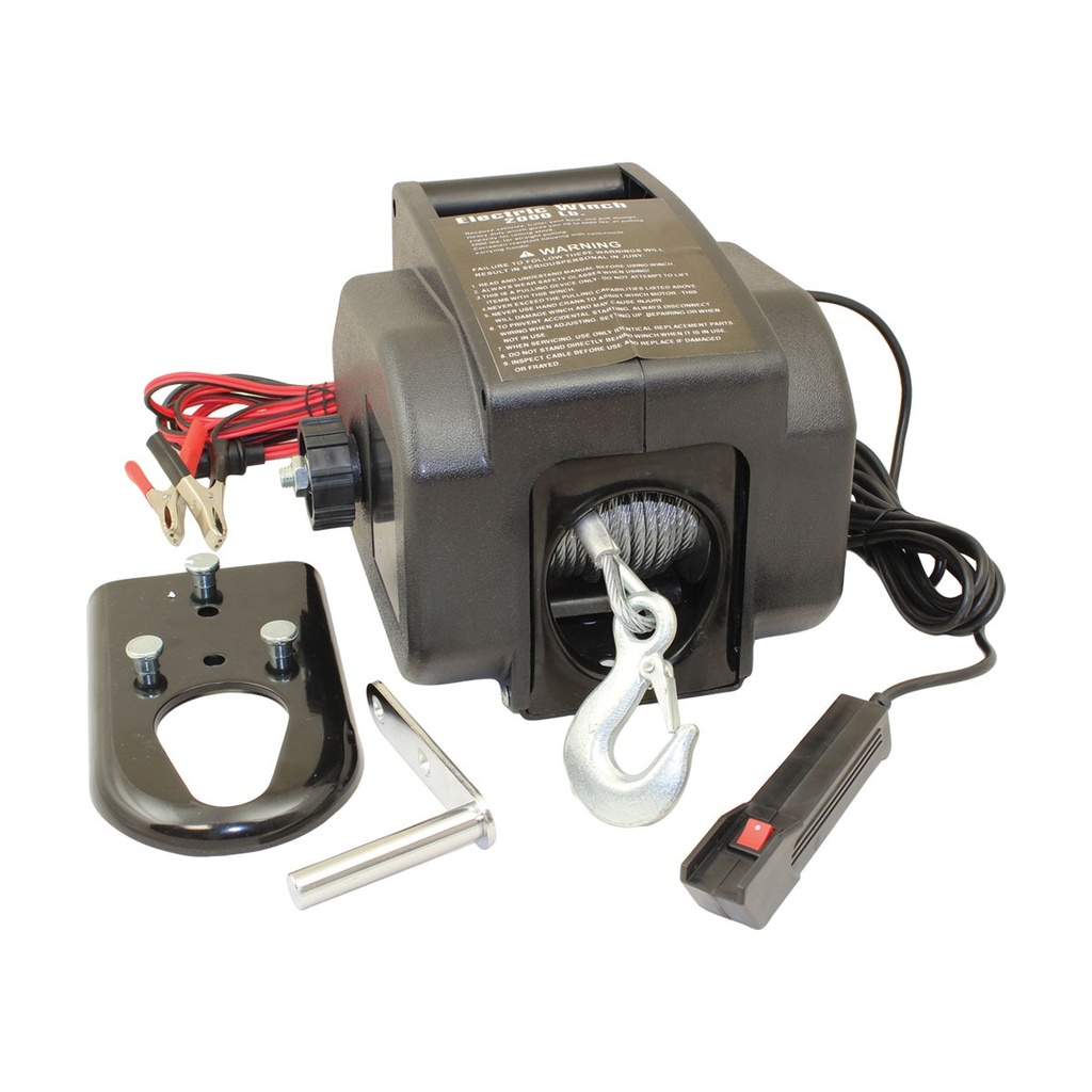 [211200-BLA] BLA TRAILER WINCH ELECTRIC 2000LB (211200)