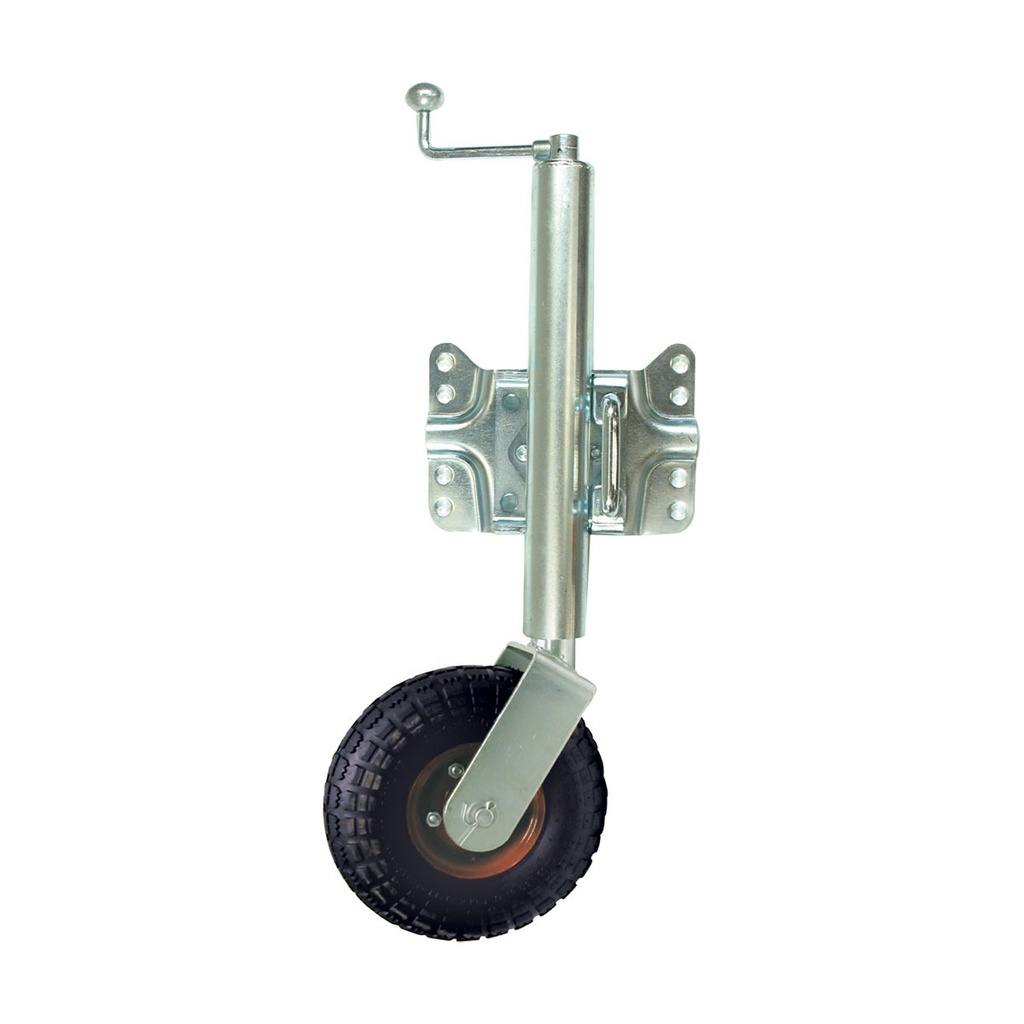 [215187-BLA] ARK TRAILER JOCKEY WHEEL 250MM PNEUMATIC SWINGAWAY (215187)