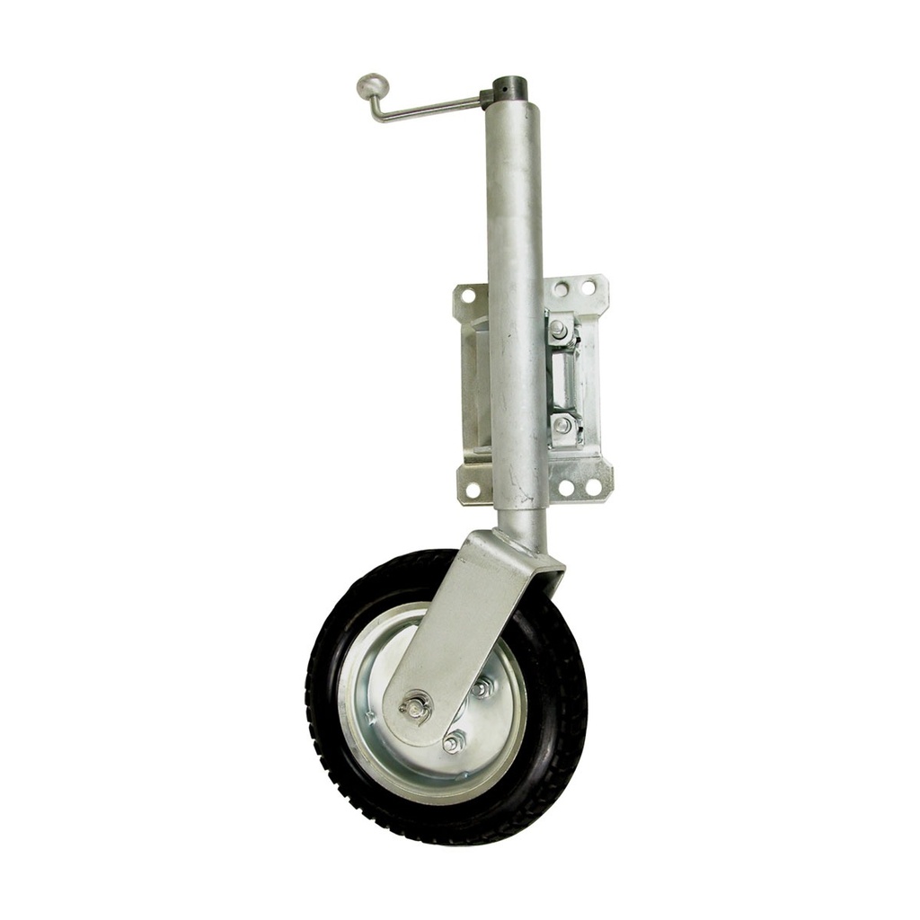 [215191-BLA] ARK TRAILER JOCKEY WHEEL SWINGAWAY 250MM SOLID WHEEL (215191)