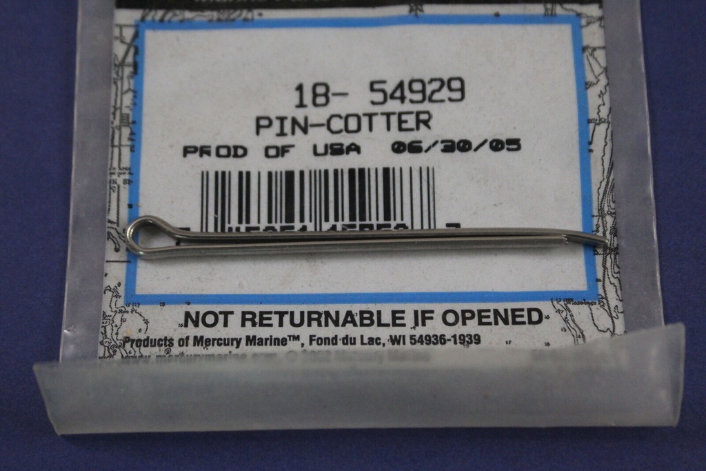 [18 54929] Cotter Pin Swivel Pin Alpha, Bravo (54929)