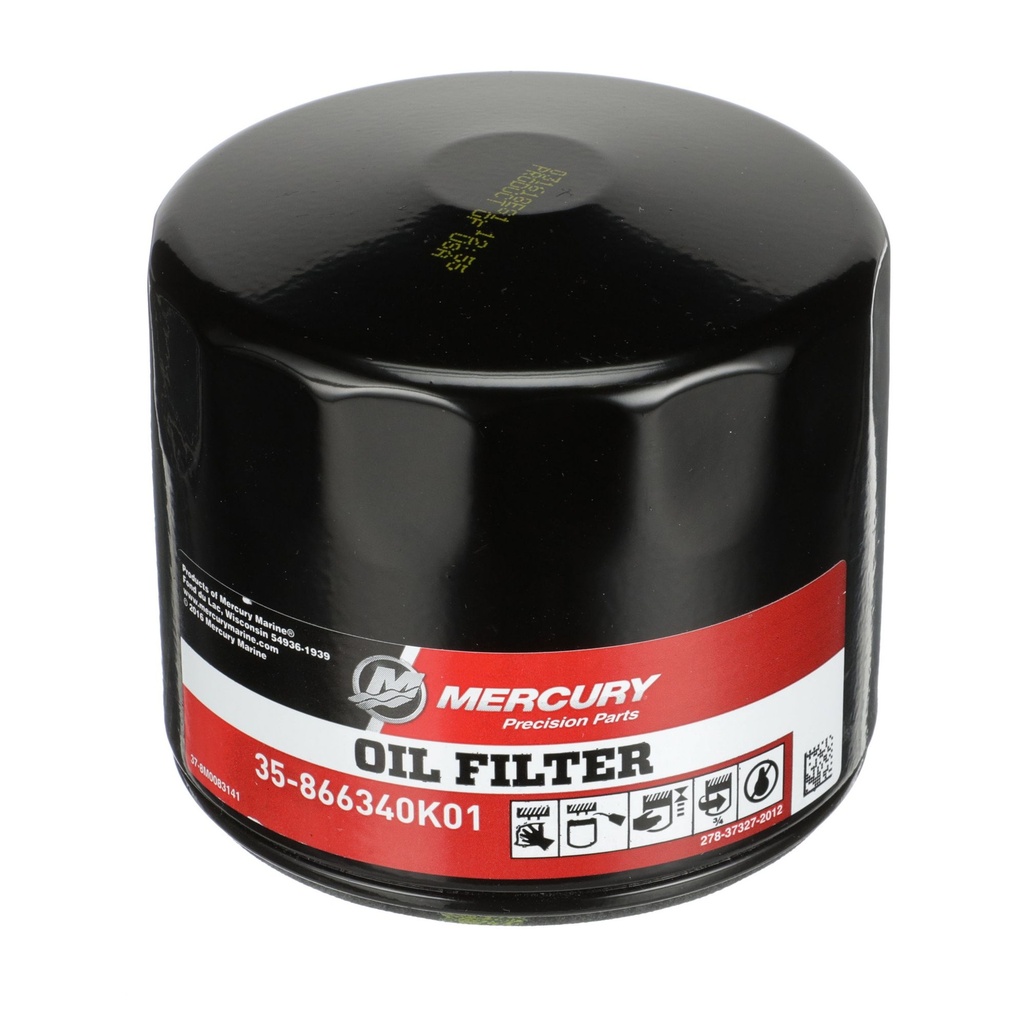 [35 866340K01] Oil Filter MerCruiser Standard (866340K01)