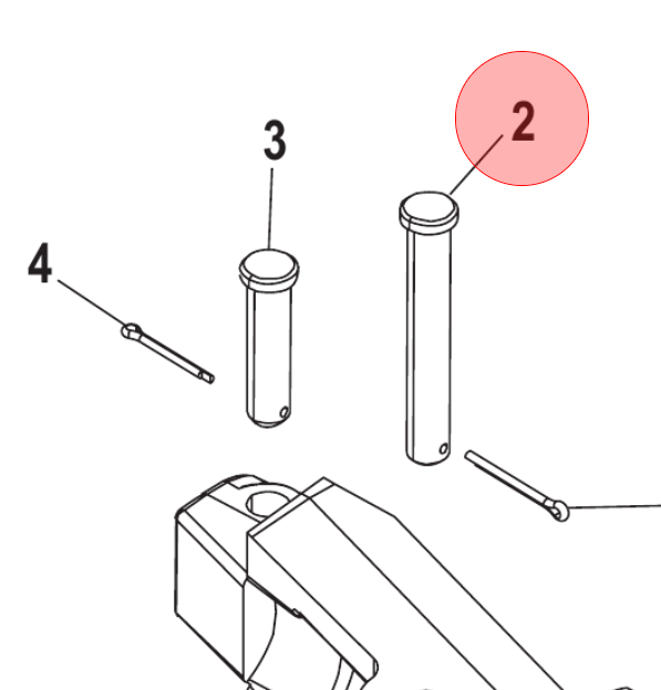 MerCruiser Steering Actuator Clevis Pin Long (15878)