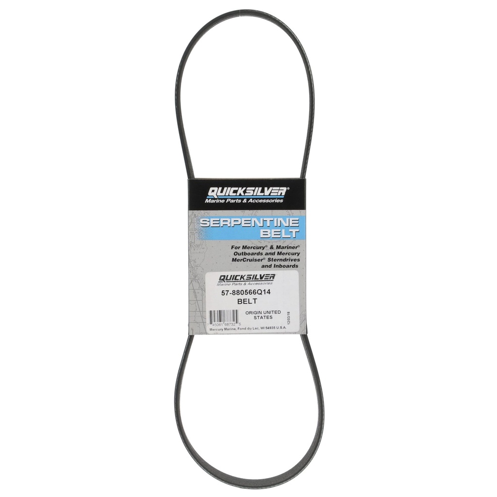 [57 8M0232583] MERCURY ALTERNATOR BELT - ARD L4 AND L6 CYLINDER VERADO M (8M0232583)