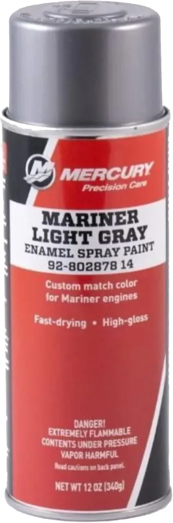 [92 802878 14] MERCURY MARINER LIGHT GRAY PAINT - 3.0L OFFSHORE MODELS ALSO FOR T (80287814)