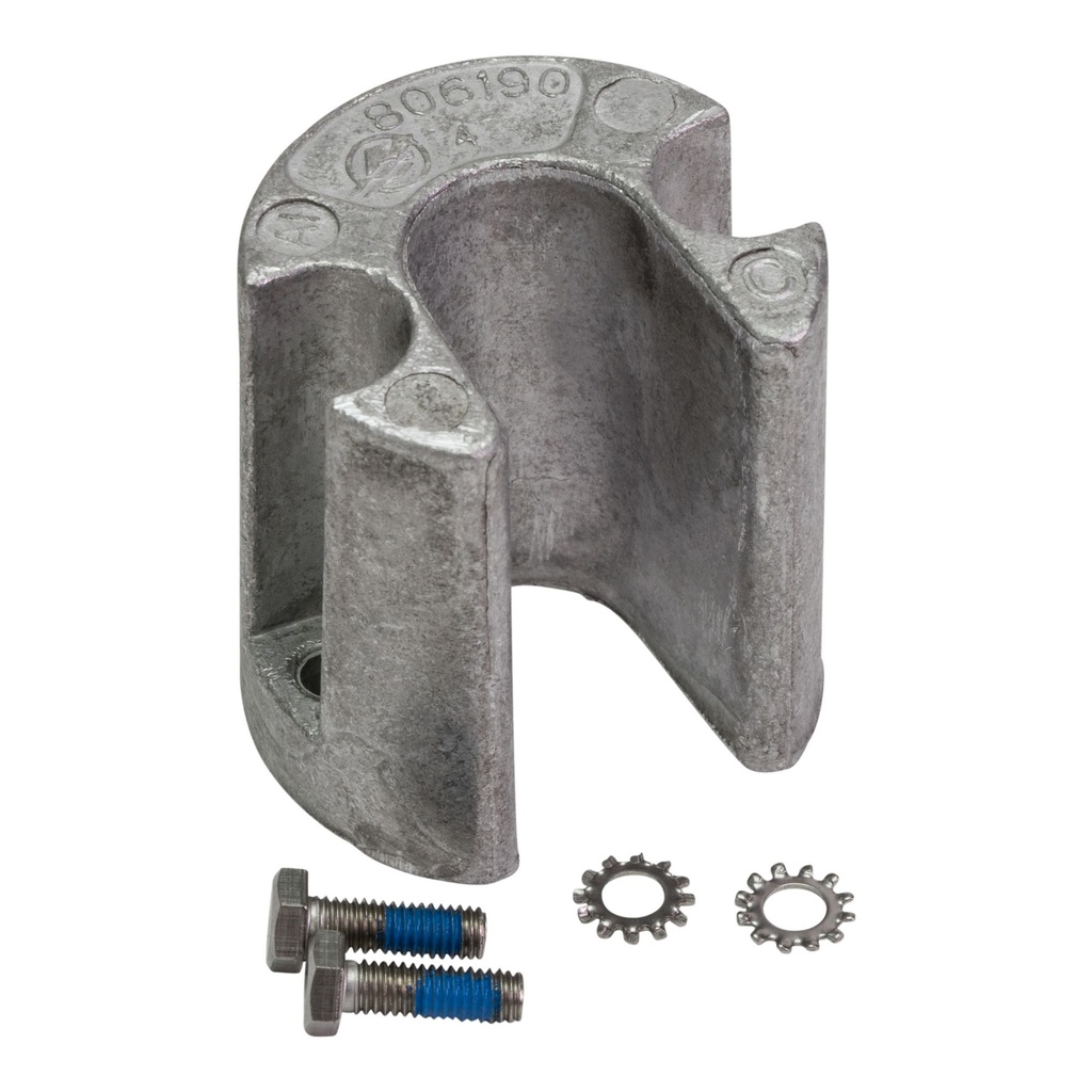[97 806190Q 1] QUICKSILVER TRIM CYLINDER ANODE - ALUMINUM (806190Q1)