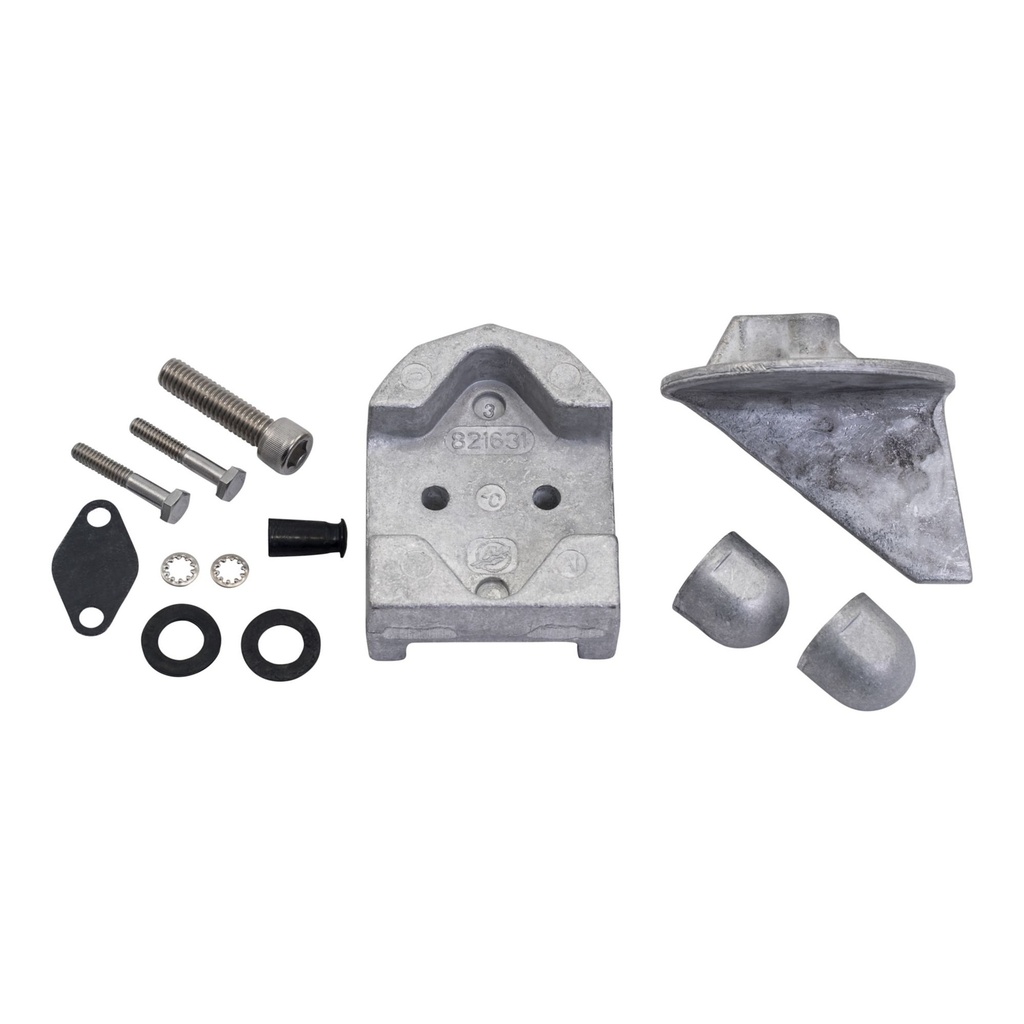 [97 888756Q04] QUICKSILVER ANODE KIT - ALUMINUM (888756Q04)