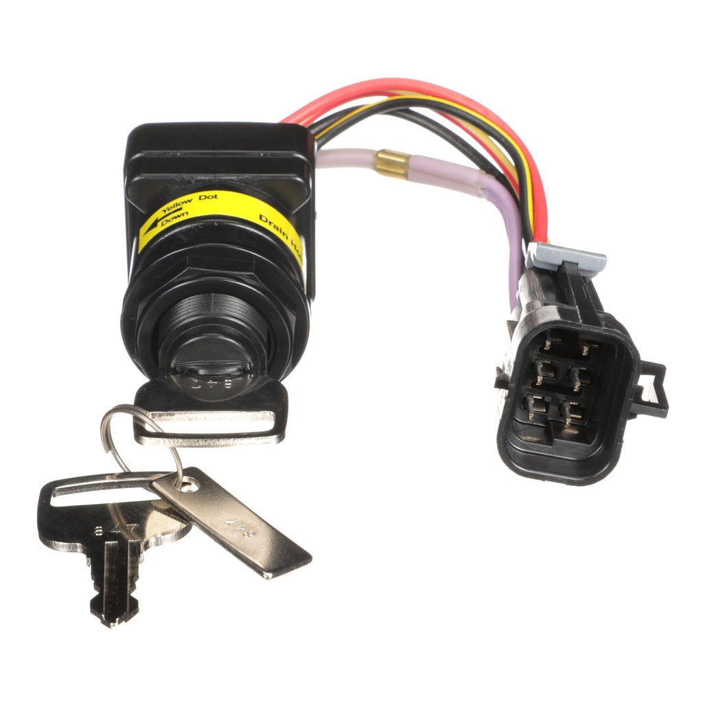 [87 897716K01] KEY SWITCH - 3 POSITION WITH DECAL/WASHER (897716K01)