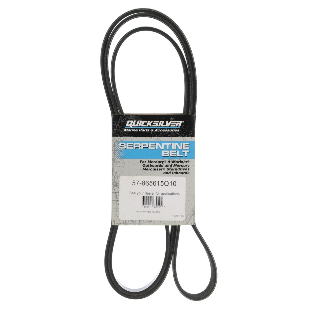 [57 865615Q10] MERCURY SERPENTINE BELT - 2195 MM (865615Q10)