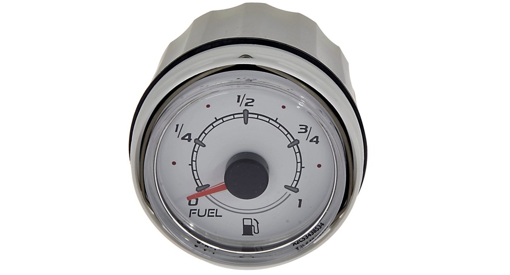 [79 8M0052865] FUEL LEVEL GAUGE 52MM WHITE FACE GLASS LENS (8M0052865)