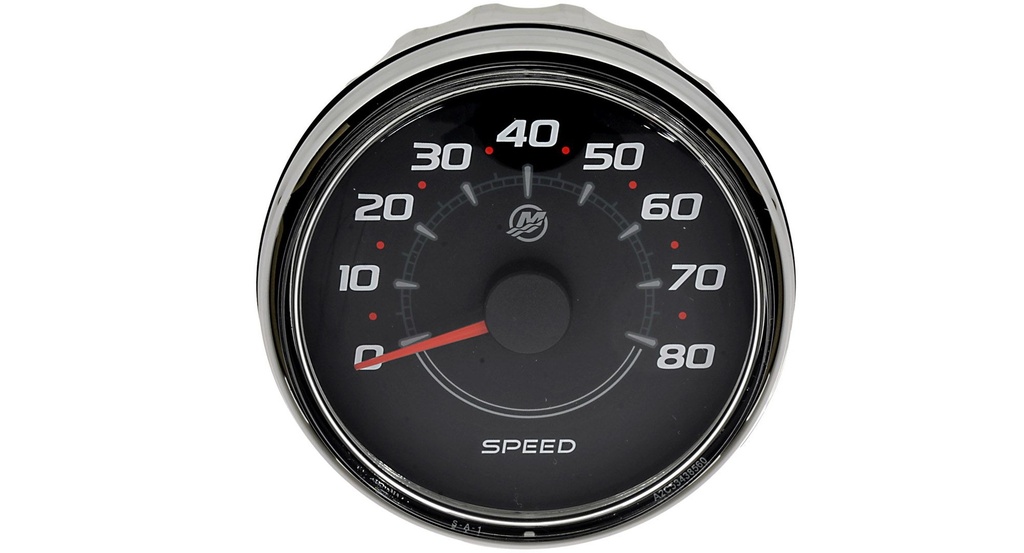 [79 8M0052853] SPEEDOMETER 85MM BLACK FACE GLASS LENS (8M0052853)