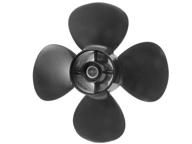 [48 812950A10] Black Max Kicker Propeller 10 X 7 RH AL 4 BL - BLACK (812950A10)