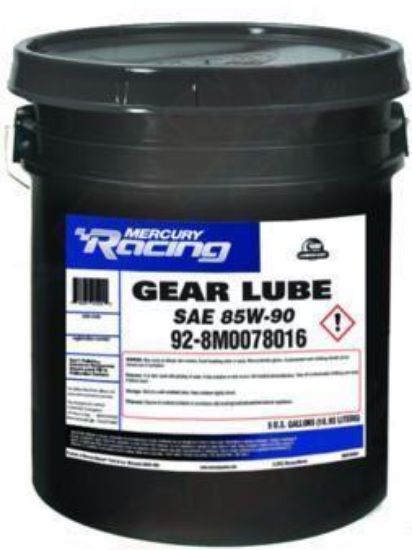 [92 8M0078016] MERCURY RACING GEARLUBE 5 GAL (8M0078016)