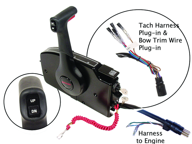 [8M0178521] SIDE MOUNT REMOTE CONTROL- 8 PIN TRADITIONAL (8M0178521)